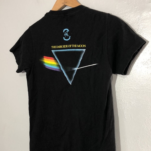 PINK FLOYD | Black Graphic Cotton Tee “The Dark Side of the Moon” size Small - Picture 9 of 10